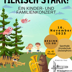TIERISCH STARK! – Das Kinder- und Familienkonzert