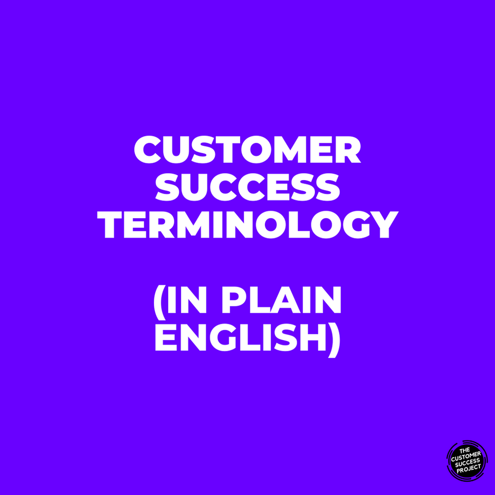 Customer Success Terminology: In Plain English