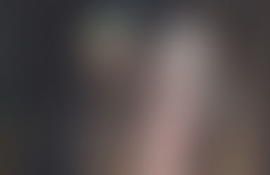 cropped section of Titus Kaphar's painting, "Behind the Myth of Benevolence," showing a portrait of Sally Hemmings beneath a portrait of Thomas Jefferson