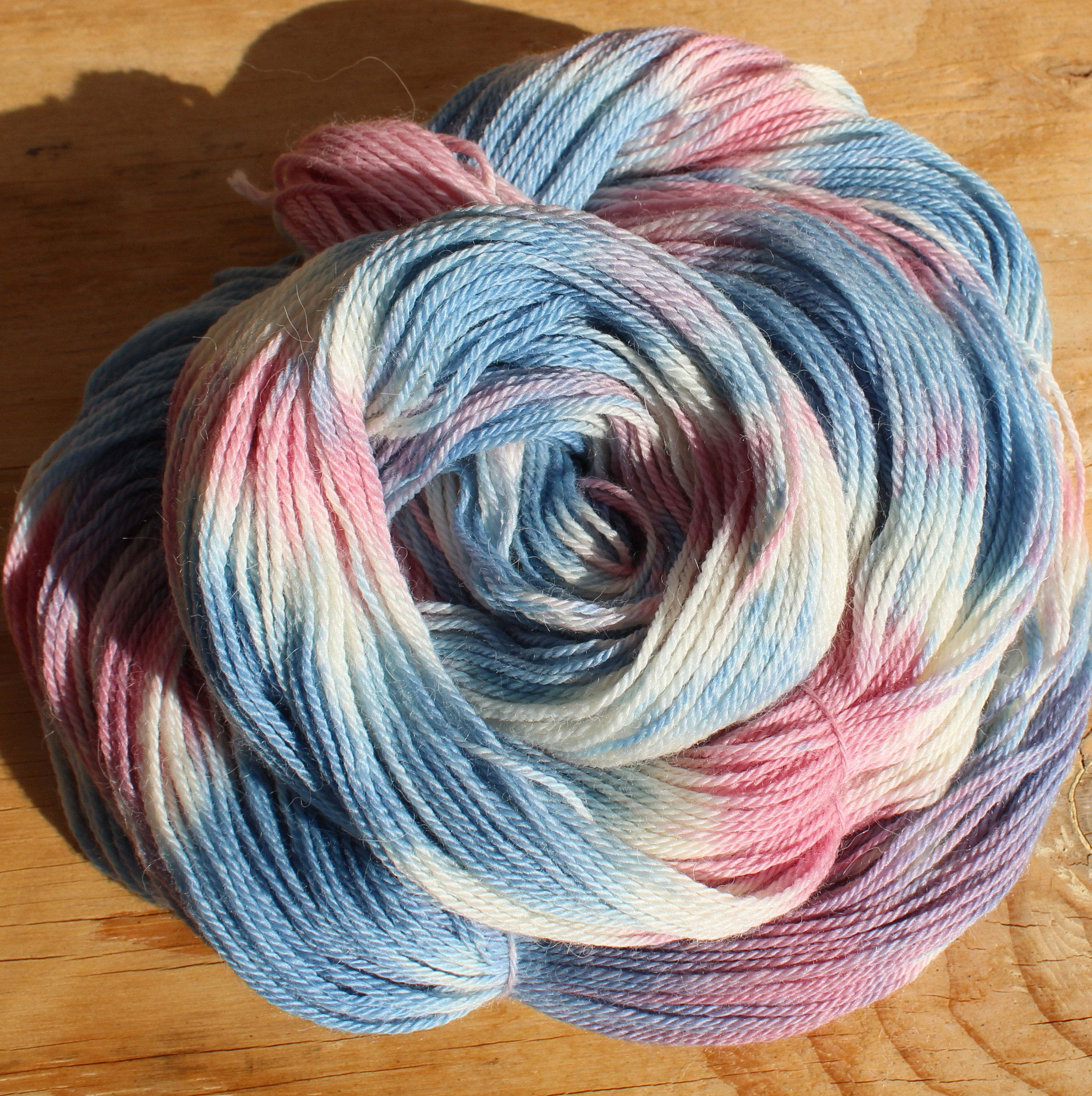 FORGET_ME_NOTS - 4ply 100% Hand dyed Baby Alpaca Yarn