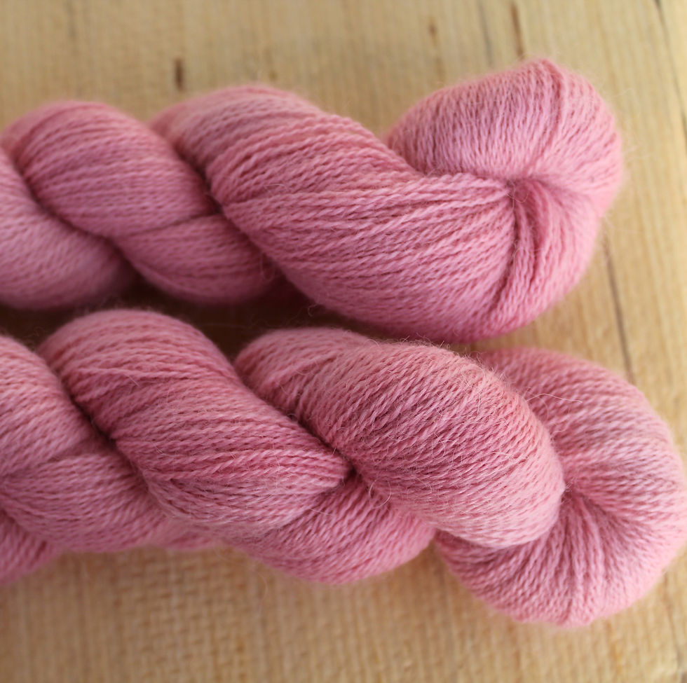 Thumbnail: Summery Berries - 100% Hand dyed Baby Alpaca 2ply (2/16) Yarn