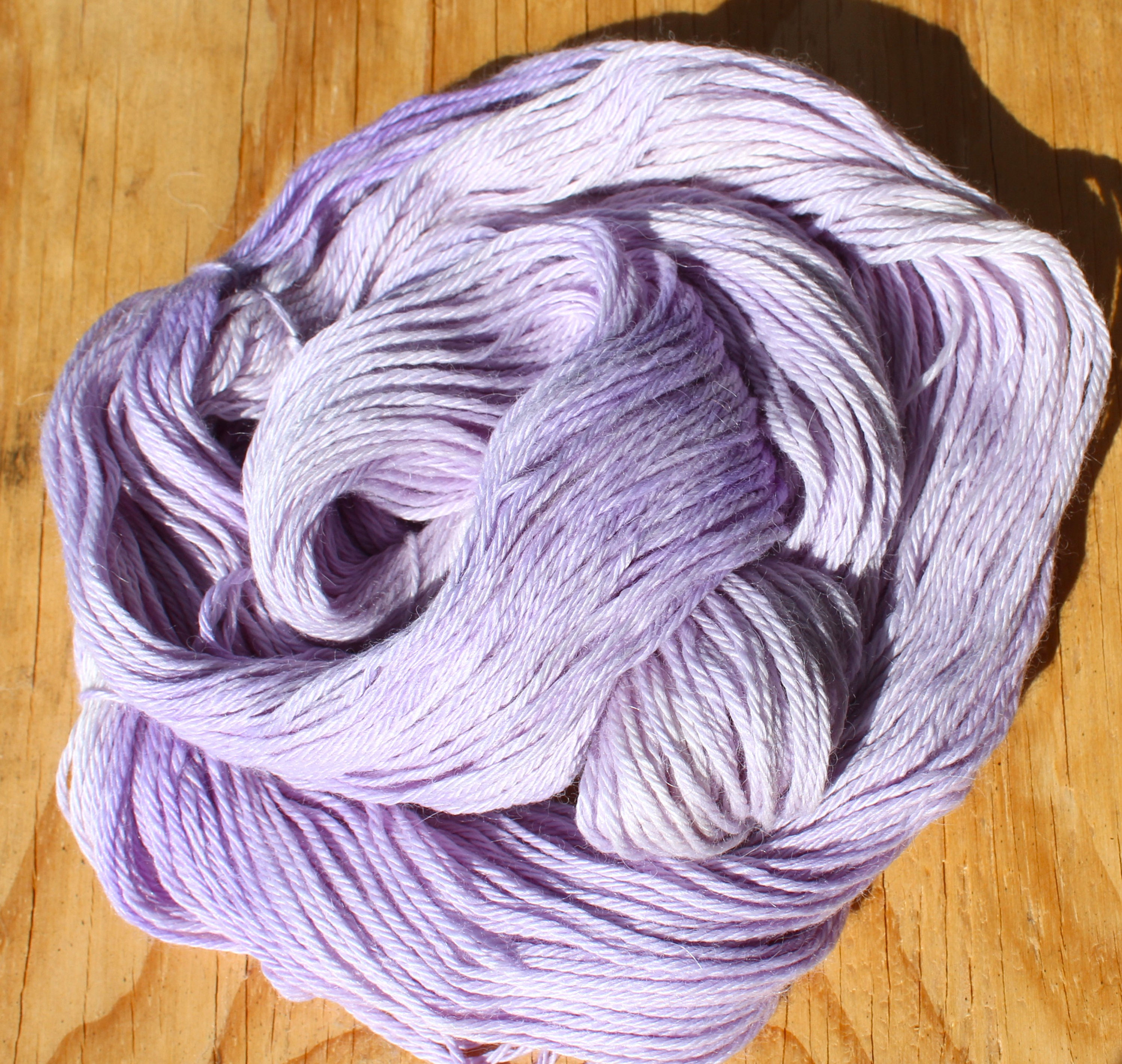 Lavender Mist - 8ply 100gram, 100% Baby Alpaca Hand dyed,