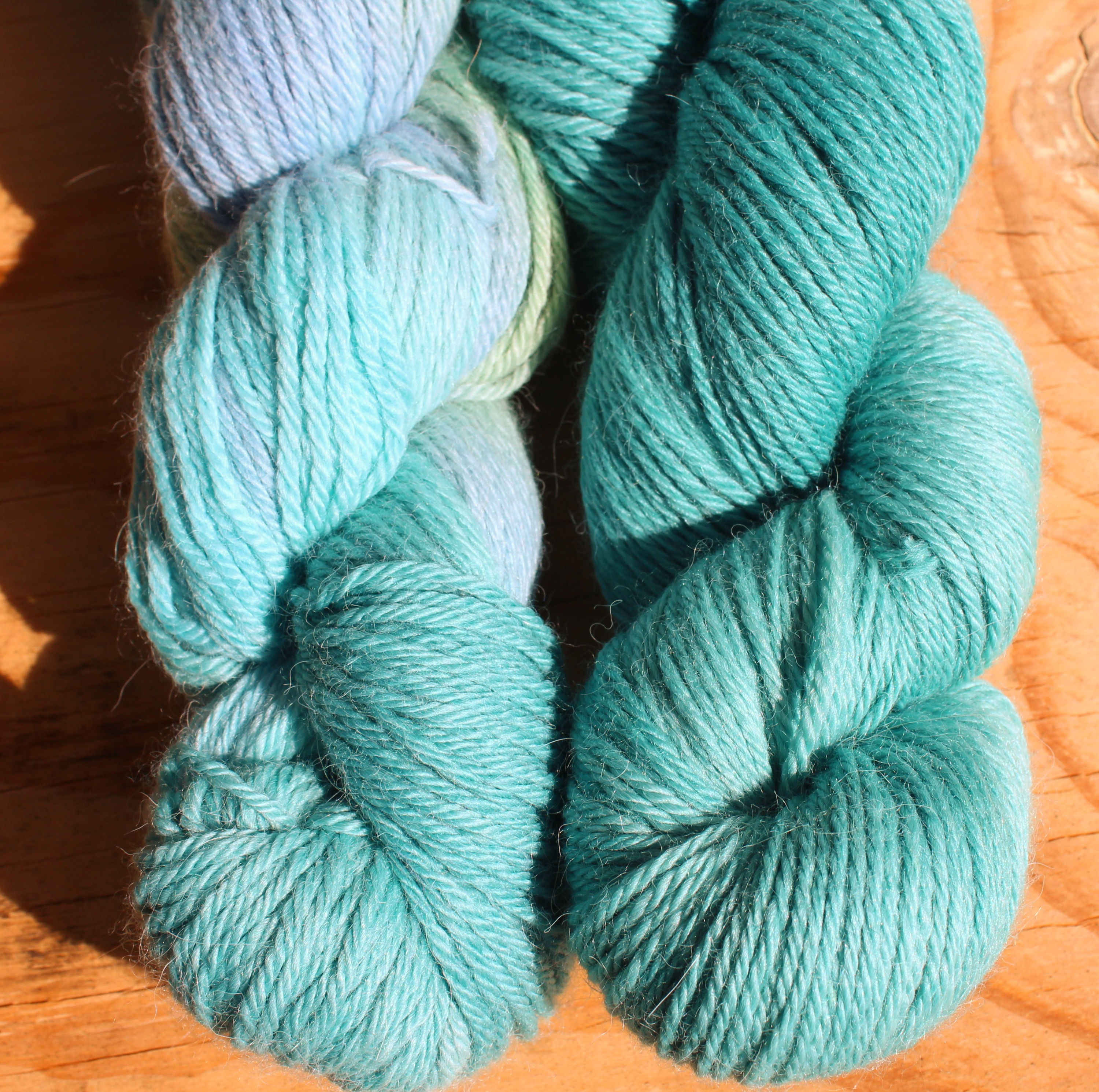 WATERWAYS Hand dyed, 8ply 100gram, 100% Baby Alpaca