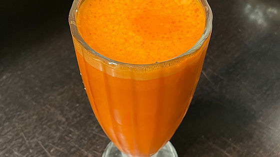 Fresh Pressed Carrot Juice