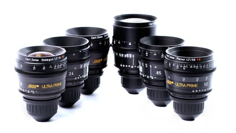 Arri Ultra Primes 16,20,24,32,50,65,85,100,135 T 1.9
