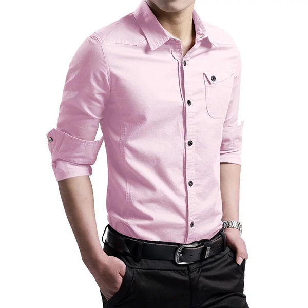 Thumbnail: Off-road Military Fashion Handsome Style Slim Fit Cotton Long-sleeved Men Shir