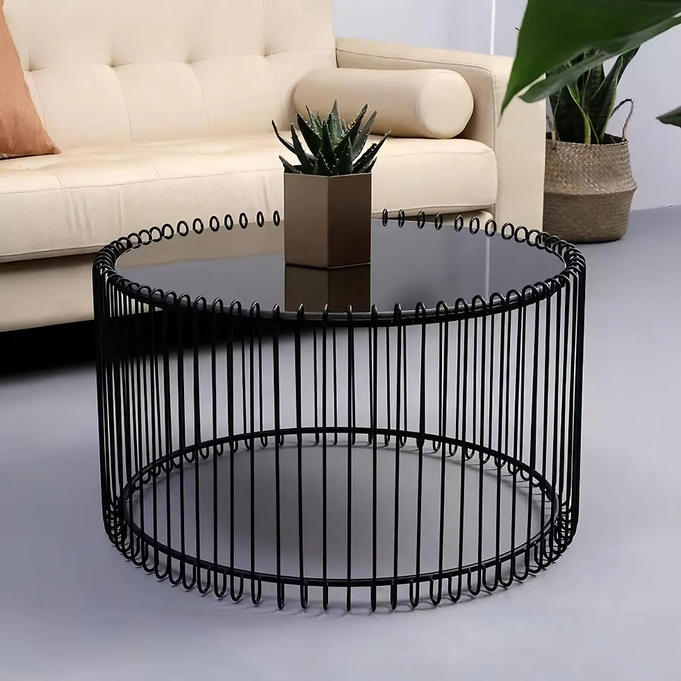 Thumbnail: Luxury Italian Metal Coffee Table - Golden & Stainless Steel Design for Office F