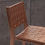 Thumbnail: Solid Wood Tall Bar Chair – Woven Leather Luxury Modern Barstool