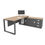 Thumbnail: Modern Minimalist L-Shaped Office Desk – Durable & Executive-Grade