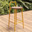 Thumbnail: Modern Stackable Counter Stools – Orange Bar Stools with Metal Frame for Outdoor