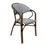 Thumbnail: Brush Stroke Painted French Bistro Chairs with Armrests – Stackable