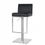 Thumbnail: Modern Bar Chair with Lift | Stainless Steel Base & Footrest Event Stool