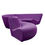 Thumbnail: Curved High Back Velvet Sofa – Office, Reception, Hotel Lounge