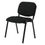 Thumbnail: Stackable Upholstered Visitor Chair with Metal Base – Molded Seat for Office & W