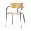 Thumbnail: Custom Ash or Walnut Wood Dining Chair with Wooden or Metal Framer