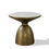 Thumbnail: Luxury Round Marble Center Table with Antique Copper Base - Italian & Nordic Des