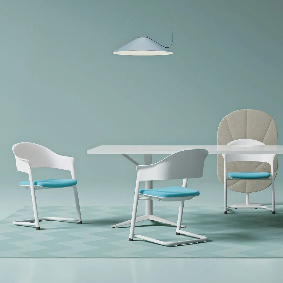 Premium Stackable Training Chair with Steel Frame – Ergonomic, Space-Saving Offi