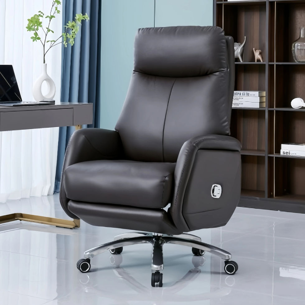 Thumbnail: Modern Ergonomic Executive Office Chair | Heavy-Duty 4D Massage Function Boss Se