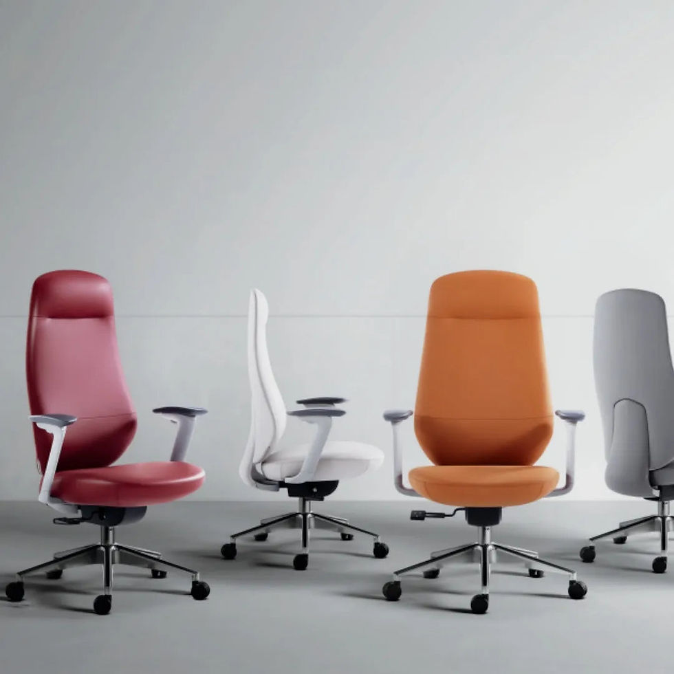 Thumbnail: Contemporary Luxury Full Grain Leather Boss Chair for Home Office – Premium Ergo