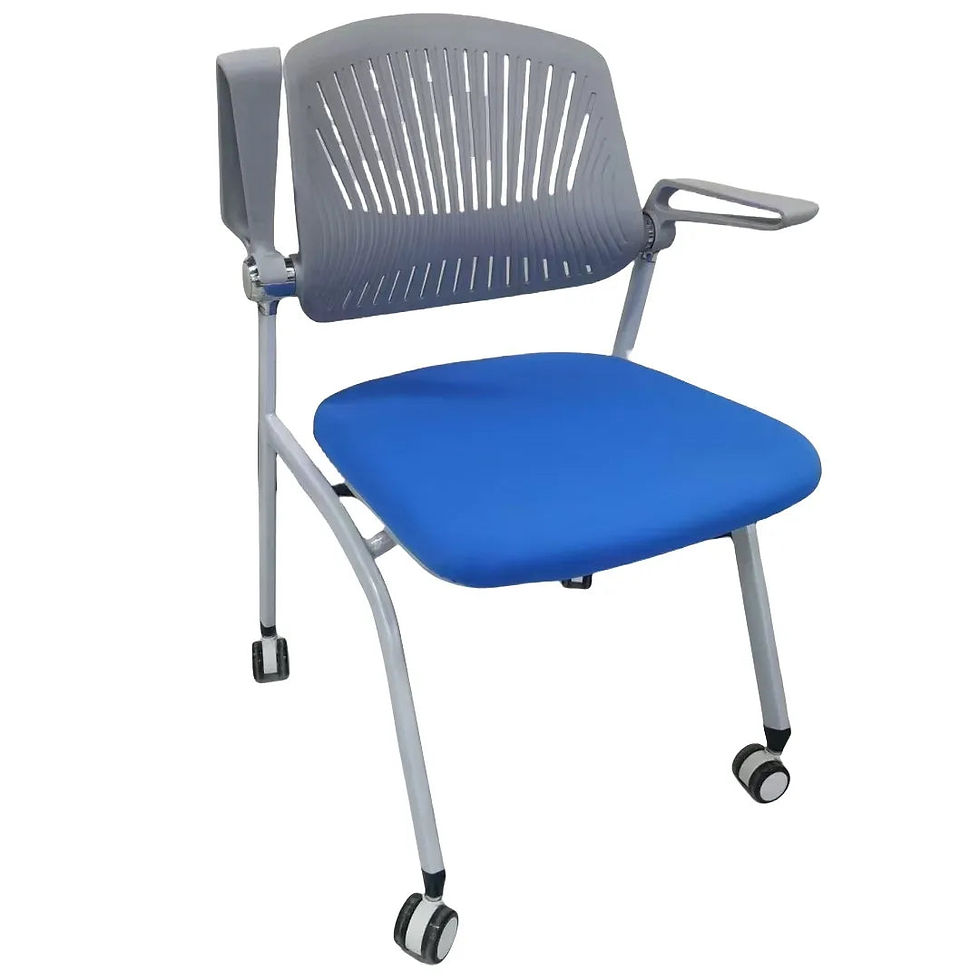 Thumbnail: Ergonomic Mesh Back Foldable Training Chair – Office & Conference Room Seating