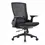 Thumbnail: Ergonomic High Back Mesh Office Chair with Flip Arm & Nylon Frame – Black