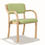 Thumbnail: Curved Wood Upholstered Dining Chairs for Dining Room or Restaurant