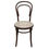 Thumbnail: Wooden Dining Chair with Rattan Seat – Elegant Choice for Weddings & Events