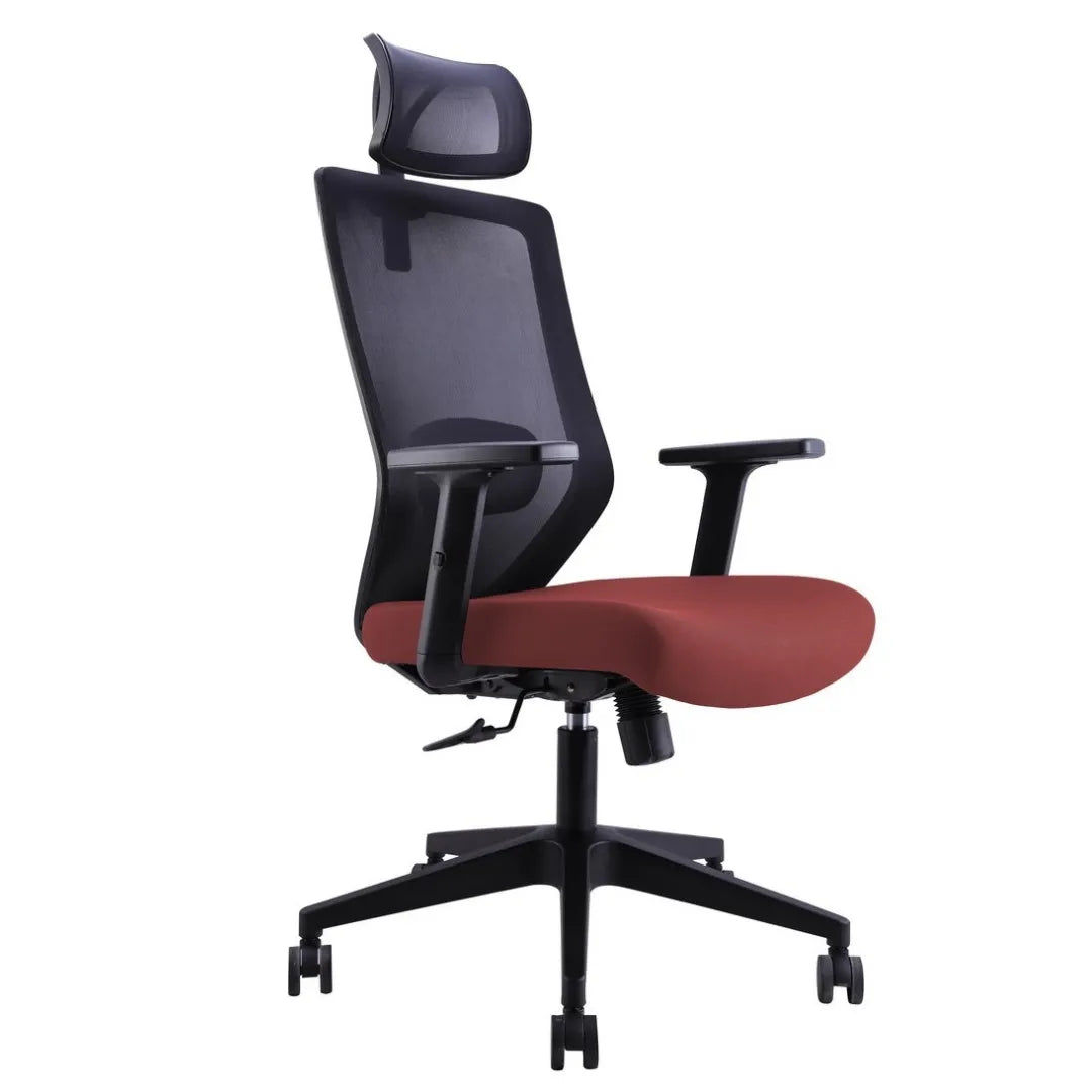 Comfortable High Back Ergonomic Mesh Chair with 4D Armrest and Headrest