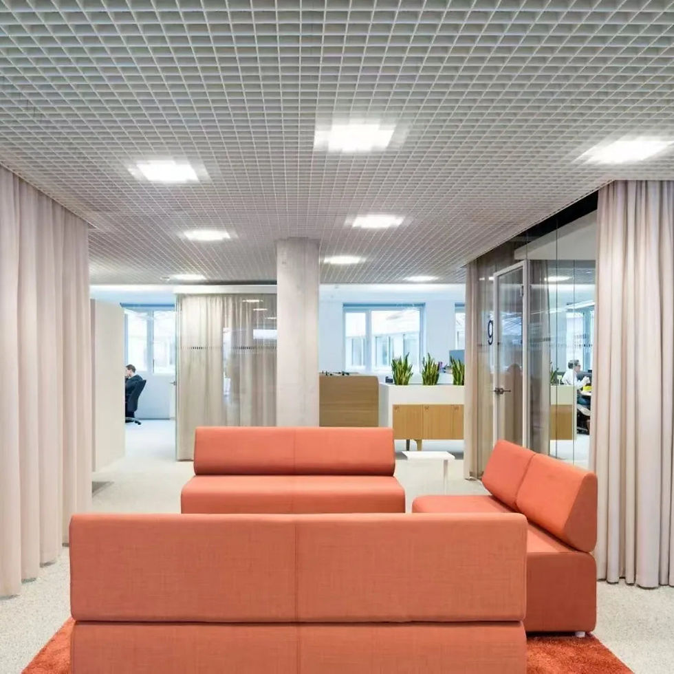 Thumbnail: Three-Seater Sectional Bench Sofa – Office Reception Designer Furniture