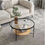 Thumbnail: Round Glass Coffee Table - Modern Centerpiece Table for Living Room