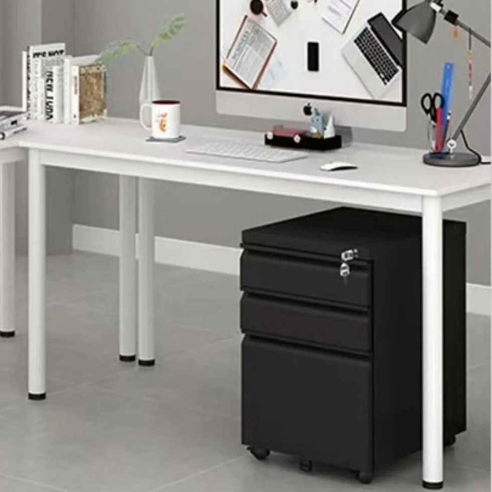Thumbnail: Office Locking File Storage Pedestal Under Desk – Fully Assembled Mobile Cabinet
