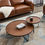 Thumbnail: Minimalist Round Coffee Table with Metal Legs for Contemporary Spaces
