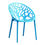 Thumbnail: Crystal PP Plastic Open-Back Stackable Chair for Hotel Lobby, Dining & Reception