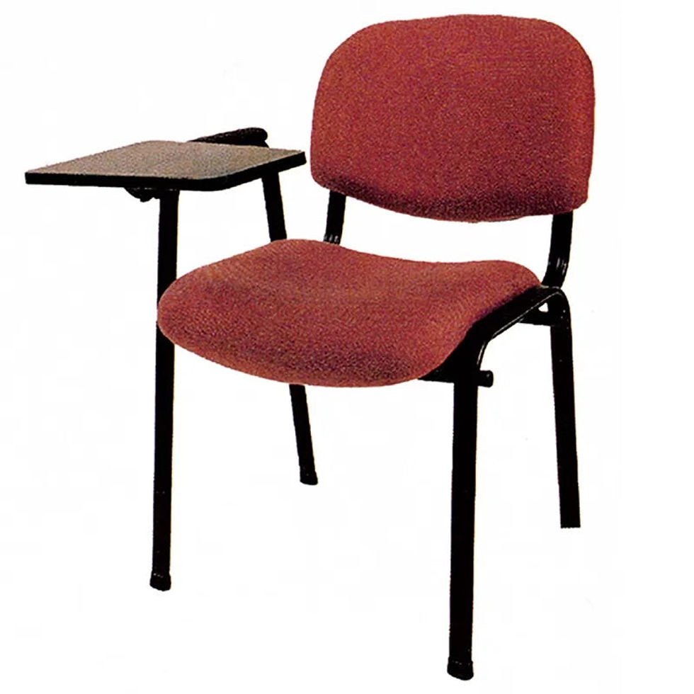 Thumbnail: Stackable Upholstered Visitor Chair with Metal Base – Molded Seat for Office & W