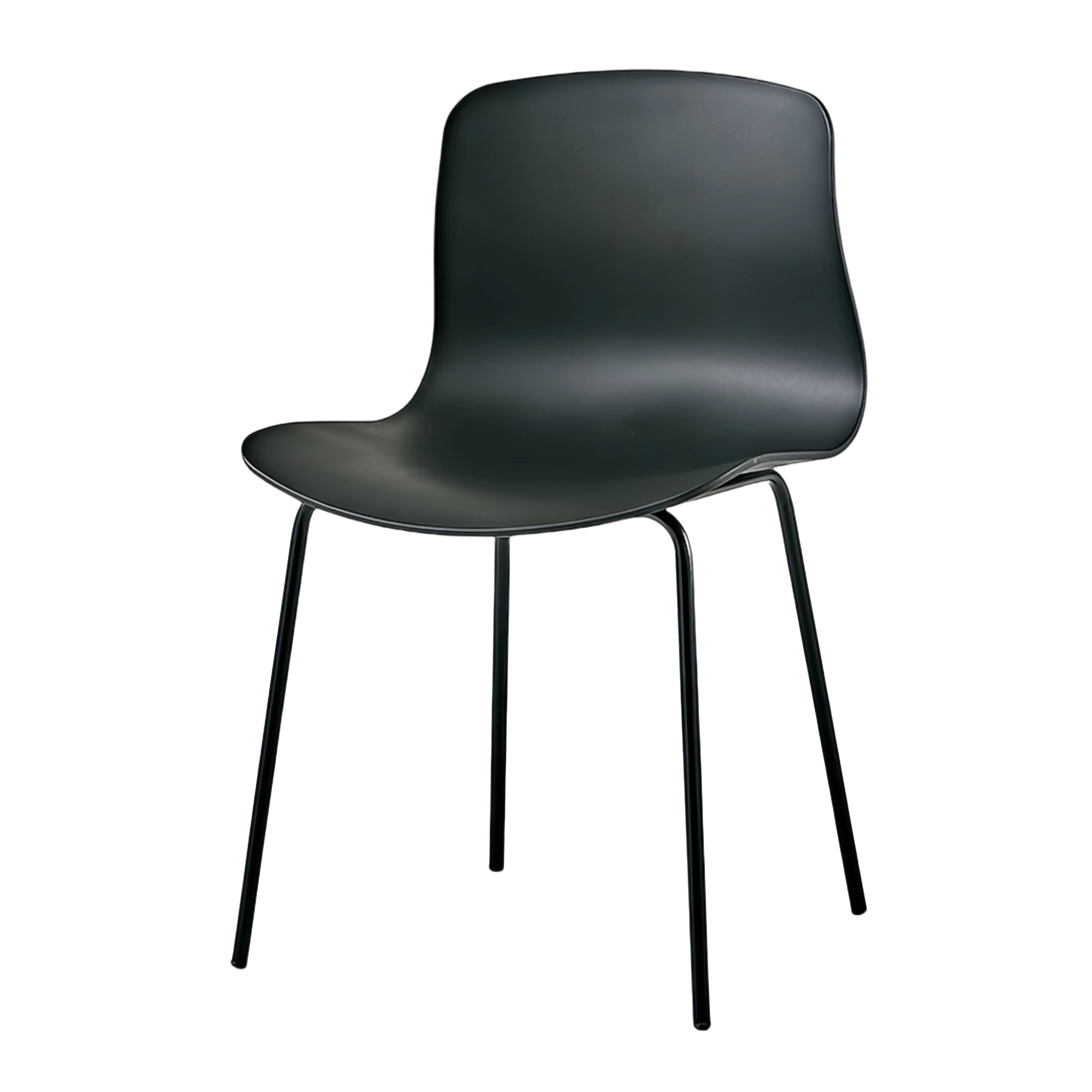 Minimalist Modern Polypropylene Chair – Armless Stackable for Office, Lobby & Re