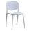 Thumbnail: Stackable Polypropylene Chair for Garden,  Office cafeteria Dining Room