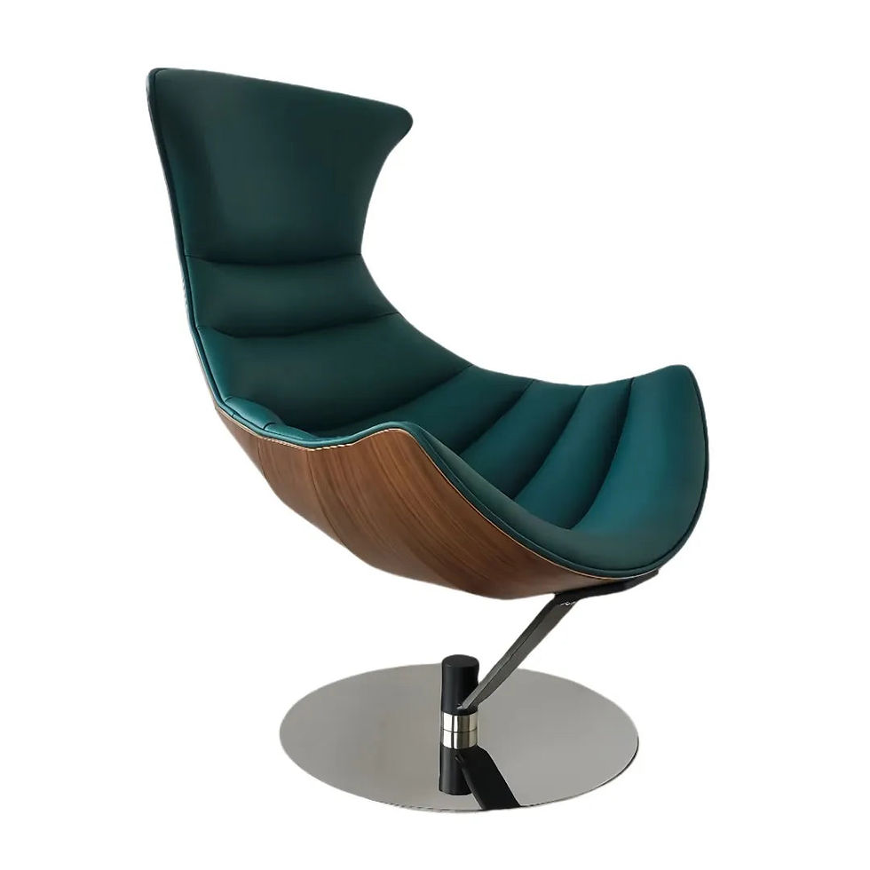 Thumbnail: Ergonomic Lobster Swivel Chair – Stainless Steel Base for Modern Office Comfort