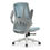 Thumbnail: White Frame Full Mesh Ergonomic Office Chair with Adjustable Flip-Up Armrests