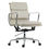 Thumbnail: Adjustable Mid Back Leather Office Chair with Swivel & Tilt, Brown PU Leather