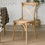 Thumbnail: Solid Wood Cross Back Dining Chairs for Restaurant wedding events Use