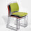 Thumbnail: Armless Plastic Stackable Chair with Metal Frame – Mesh Back Guest & Office Chai