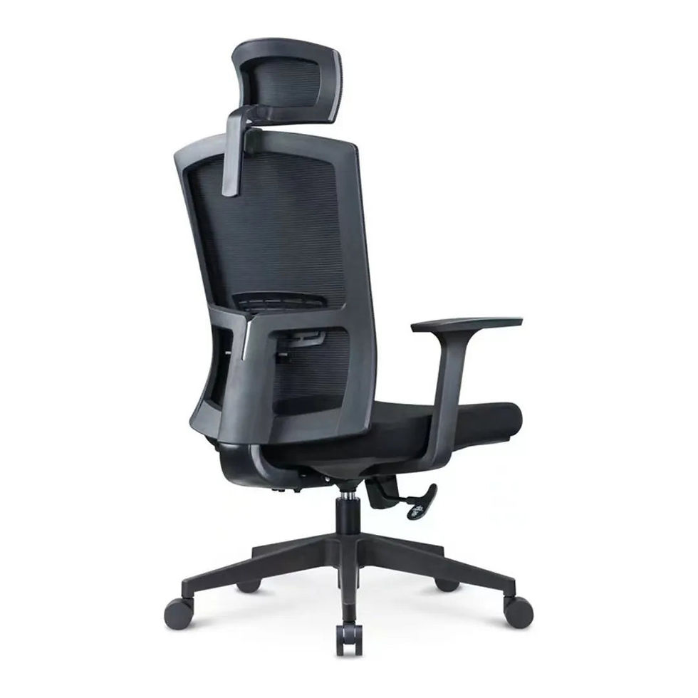 Thumbnail: Silla de Oficina Ergonómica Mesh Mid Back con Respaldo Ajustable y Base Nylon