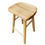 Thumbnail: Solid Oak Wood Bar Counter Stool – Natural Wood Bar Chair for Office reception t
