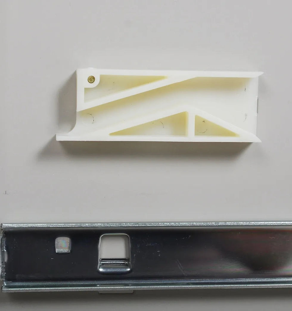 Thumbnail: Archivador Vertical Gris con 2 Cajones – File Cabinet para Archivos Carta