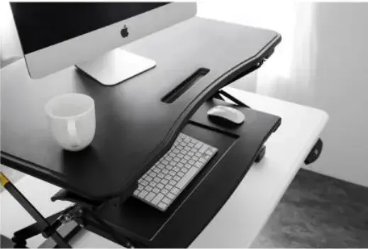 Thumbnail: Electric Height Adjustable Ergonomic Table with Convenient Tabletop Control