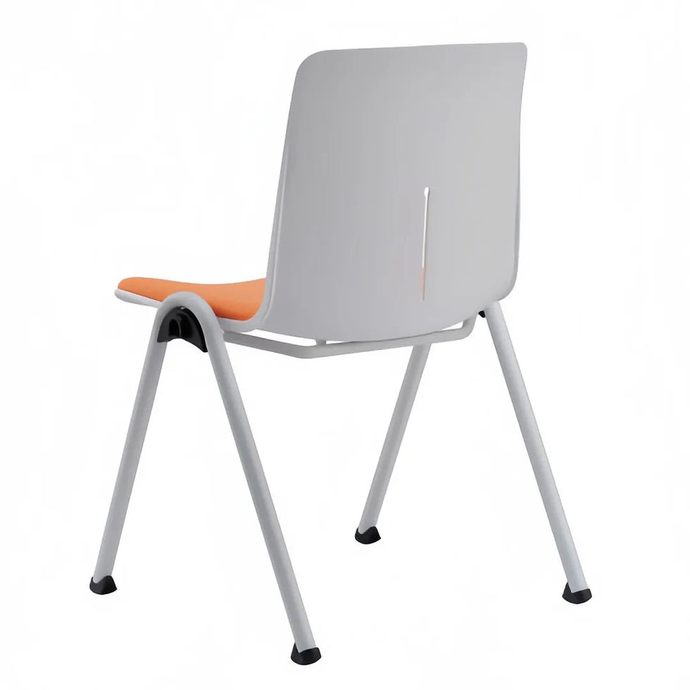 Thumbnail: Stackable Office Training Chair with Comfortable Padded Seat & Backrest