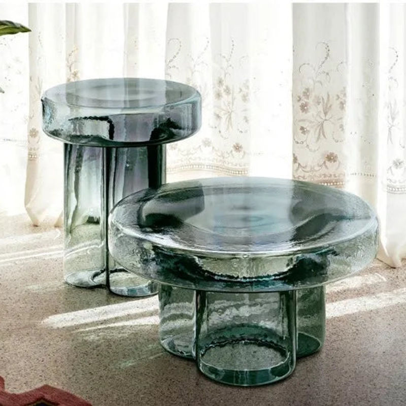 Thumbnail: Luxury Glass Designer Coffee Table for Modern Office Spaces