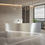Thumbnail: Unique Silver Reception Desk – I-Shaped Front Desk with LED Display