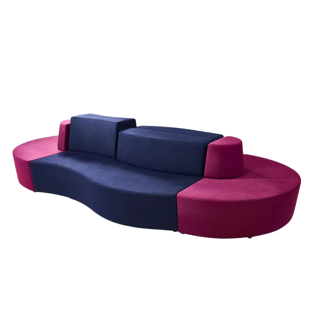 Designer Waiting Room Sectional Sofa – Stylish Office Lounge Seating