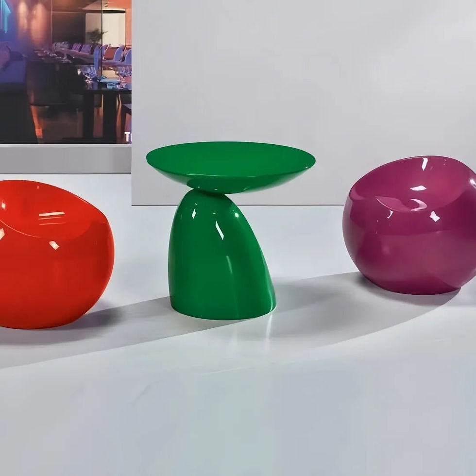 Thumbnail: Modern White Painted Side Table Offices commercial space lobby lounge